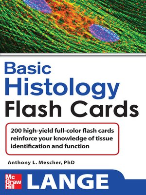 cover image of Lange Basic Histology Flash Cards